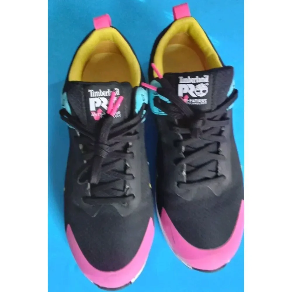 Timberland PRO Lightweight Athletic Work Sneakers Anti-Fatigue‎ Black Pink
